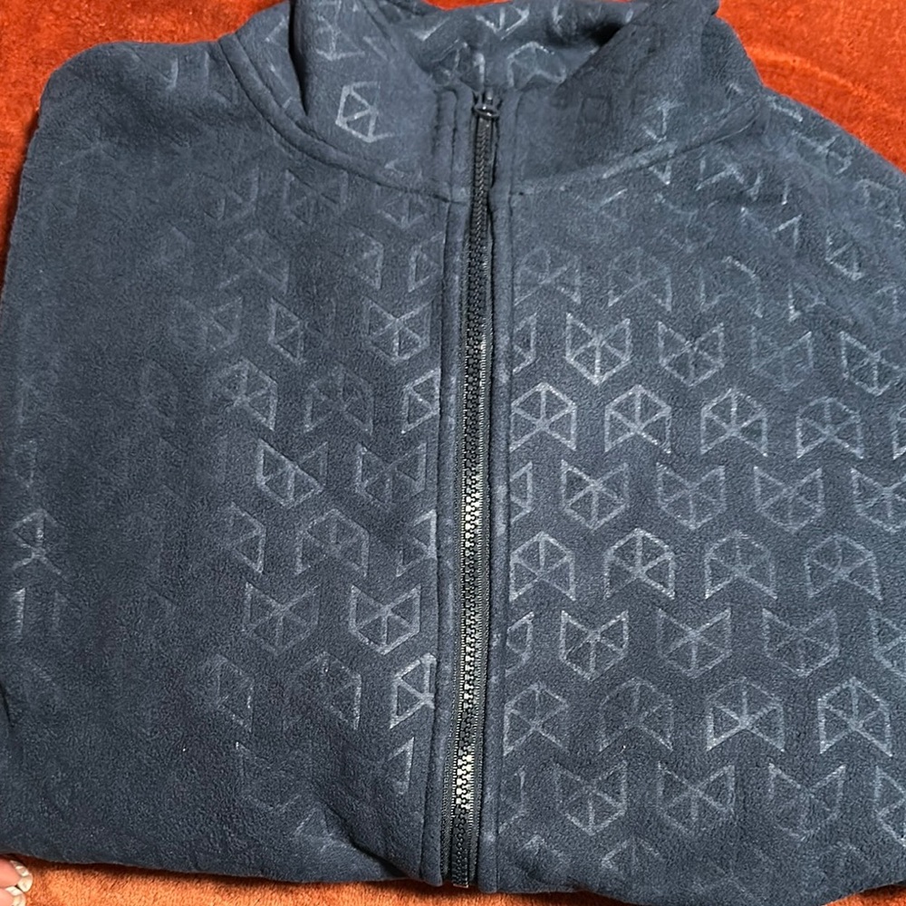 Men's Black Full-Zip Sweater